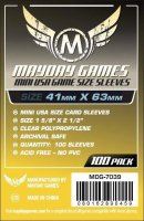 Card Sleeves - 41 x 63mm - Mini USA - 100 Stück