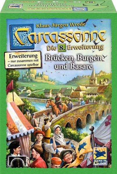 Carcassonne 2nd Edition - Brücken, Burgen und Basare (DE)