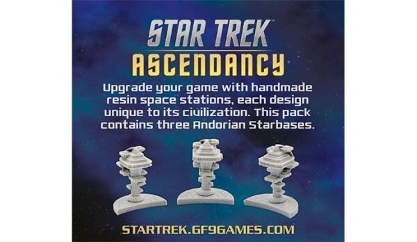 Star Trek Ascendancy: Space Stations (x3) - Andorians (EN)