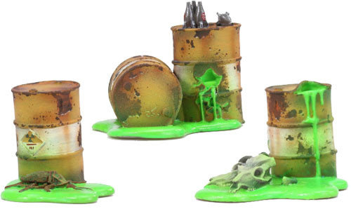 Fallout - Wasteland Warfare: Terrain Expansion - Radioactive Containers (2019) (EN)