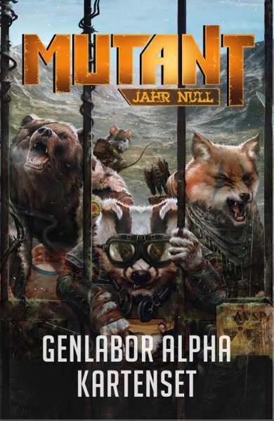 Mutant: Jahr Null RPG: Genlabor Alpha - Kartenset (DE)