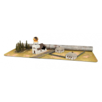 Battlefield In A Box - Gaming Mat - Brown/City