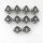 Chessex Translucent Ten d10 Set - Smoke/white
