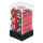 Chessex Translucent 16mm d6 with pips Dice Blocks (12 Dice) - Red w/white