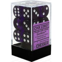 Chessex Translucent 16mm d6 with pips Dice Blocks (12...