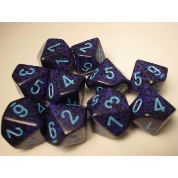 Chessex Speckled Ten d10 Set - Cobalt