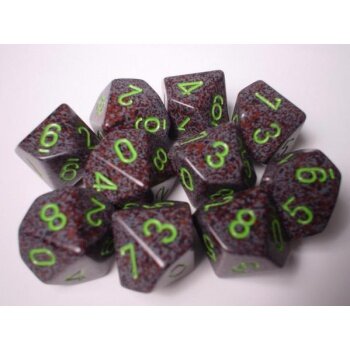 Chessex Speckled Ten d10 Set - Earth