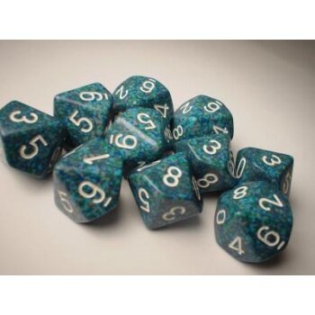 Chessex Speckled Ten d10 Set - Sea