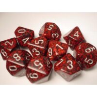 Chessex Speckled Ten d10 Set - Silver Volcano