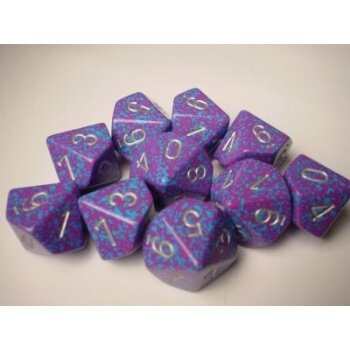 Chessex Speckled Ten d10 Set - Silver Tetra
