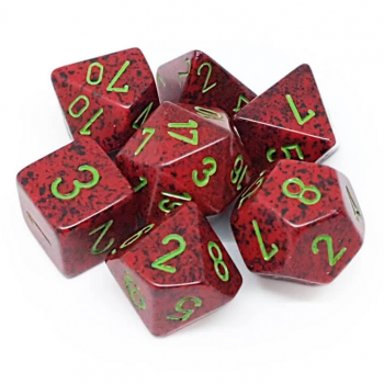 Chessex Speckled 7-Die Set - Strawberry