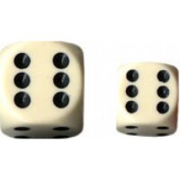 Chessex Opaque 16mm d6 with pips Dice Blocks (12 Dice) -...