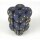 Chessex Speckled 16mm d6 with pips Dice Blocks (12 Dice) - Golden Cobalt