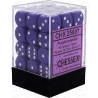 Chessex Opaque 12mm d6 with pips Dice Blocks (36 Dice) -...
