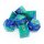Chessex Gemini 7-Die Set - Blue-Teal w/gold