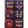 Chessex Gemini 16mm d6 with pips Dice Blocks (12 Dice) - Purple-Red w/gold
