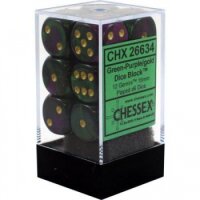 Chessex Gemini 16mm d6 with pips Dice Blocks (12 Dice) -...