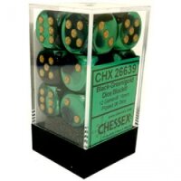 Chessex Gemini 16mm d6 with pips Dice Blocks (12 Dice) -...