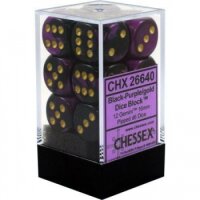 Chessex Gemini 16mm d6 with pips Dice Blocks (12 Dice) -...