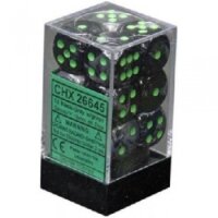Chessex Gemini 16mm d6 with pips Dice Blocks (12 Dice) -...
