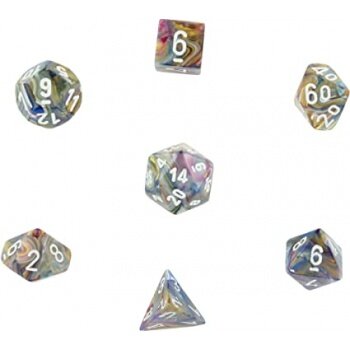 Chessex Festive 7-Die Set - Carousel w/white