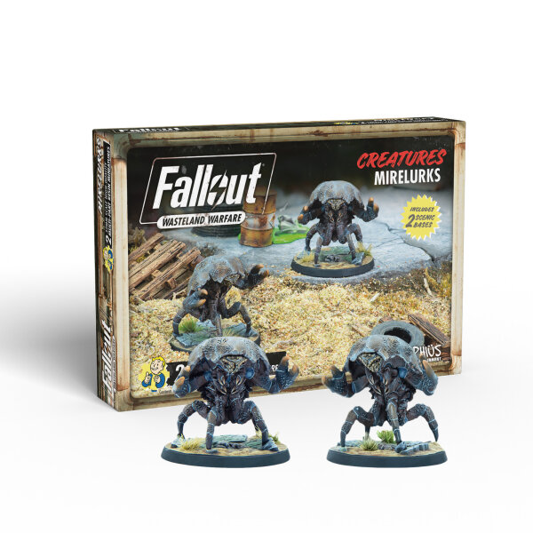 Fallout - Wasteland Warfare: Wasteland Creatures - Mirelurks (EN)