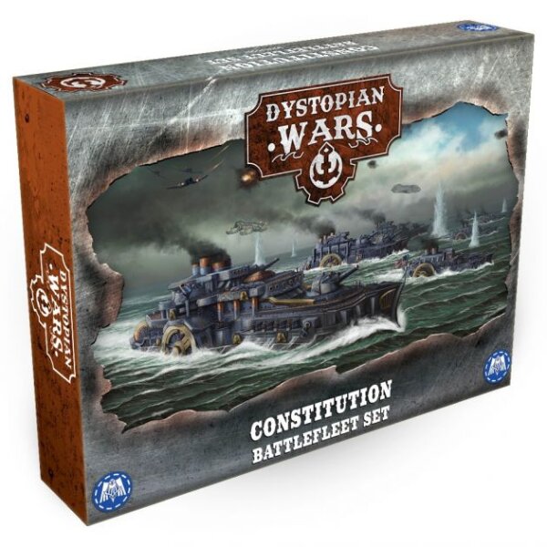 Dystopian Wars - Constitution Battlefleet Set (EN)