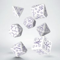 Japanese Dice Set - Blue Star Lotus (7)