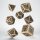 Celtic 3D Revised Beige & Black Dice Set (7)