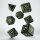 Runic Black & Glow-in-the-dark Dice Set (7)