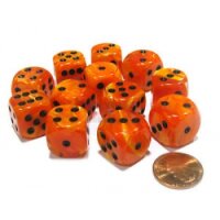 Chessex 16mm d6 with pips Dice Blocks (12 Dice) - Vortex...
