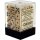 Chessex Signature 12mm d6 with pips Dice Blocks (36 Dice) - Marble Ivory w/black