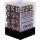 Chessex Signature 12mm d6 with pips Dice Blocks (36 Dice) - Festive Carousel w/white