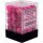 Chessex Signature 12mm d6 with pips Dice Blocks (36 Dice) - Vortex Pink w/gold