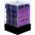 Chessex Signature 12mm d6 with pips Dice Blocks (36 Dice) - Lustrous Purple w/gold