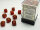 Chessex Signature 12mm d6 with pips Dice Blocks (36 Dice) - Glitter Polyhedral Ruby/gold