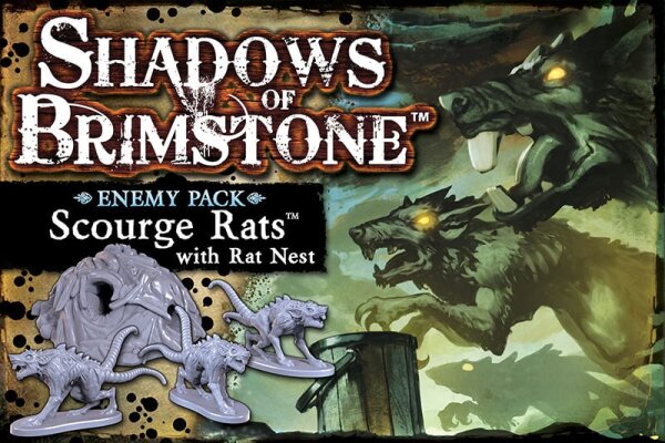 Shadows of Brimstone: Scourge Rats Enemy Pack (EN)