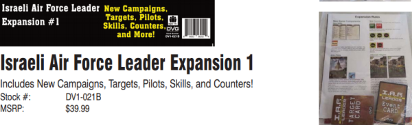 Israeli Air Force Leader: Expansion 1 (EN)