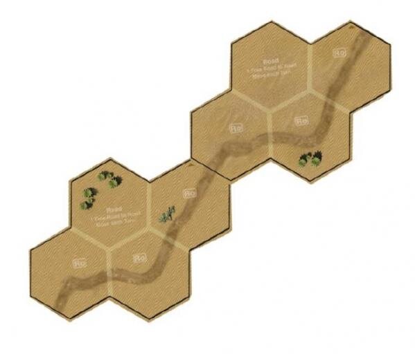 Tiger Leader and Sherman Leader: Terrain Tile Pack 1 (EN)