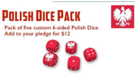 WWII Polish D6 Dice Set (EN)