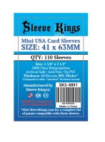 Card Sleeves - 41 x 63mm - Sleeve Kings - Mini USA - 110...