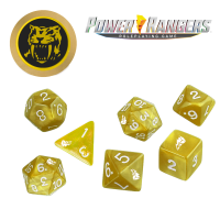 Power Rangers RPG: Dice Set Yellow