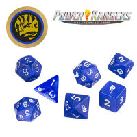 Power Rangers RPG: Dice Set Blue