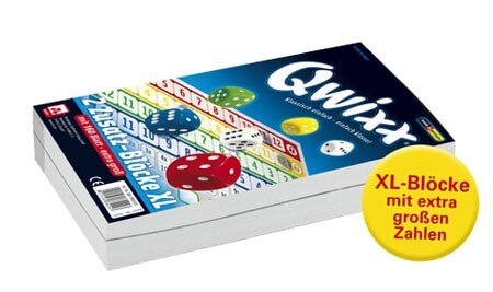 Qwixx -  XL Ersatzblöcke (2 Stück) (DE)10/22