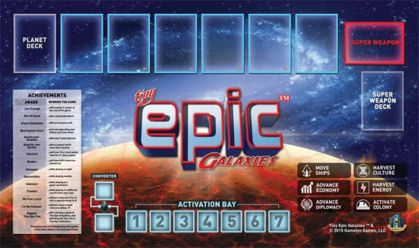 Tiny Epic Galaxies: Game Mat (EN)
