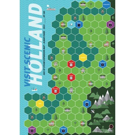 Age of Steam: Holland/Madagascar (EN)