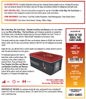 War of the Ring - The Card Game: Shadow Card Box and...