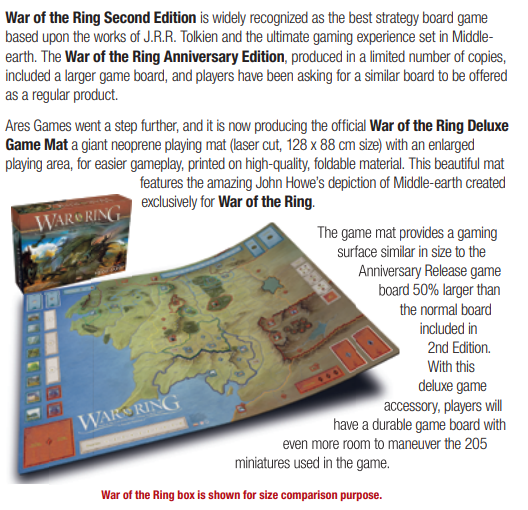 War of the Ring: Deluxe Game Mat (EN)