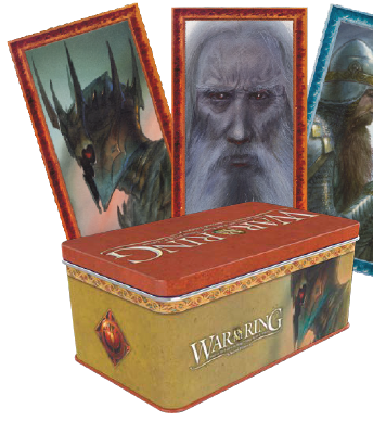 War of the Ring: Card Box with Sleeves - Witchking Edition (EN)