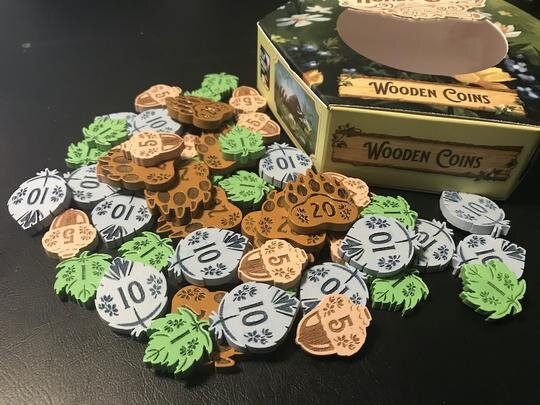 Honey Buzz: Wooden Coins (EN)